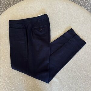 Talbots Navy Women's Straight-Leg Trousers